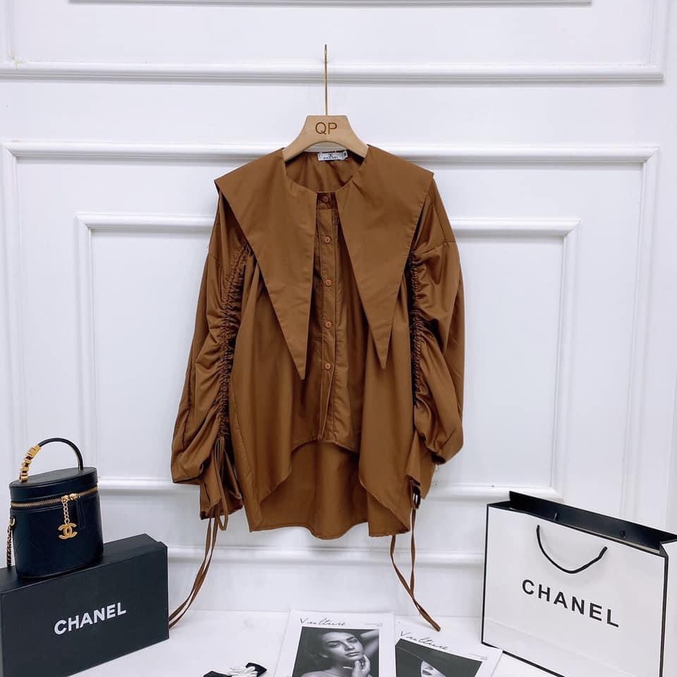 [Mã WASKT304 giảm 15% tối đa 30K đơn 99K] SƠ MI CỔ NHỌN TAY RÚT 2 MÀU ( ảnh thật ) | BigBuy360 - bigbuy360.vn