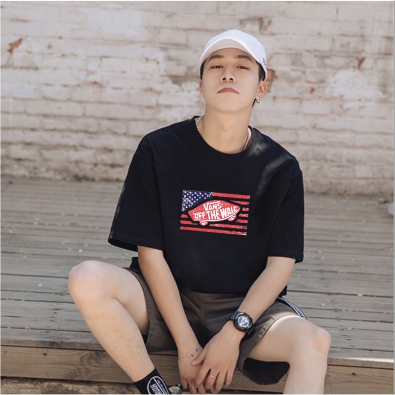 Áo thun❤Có size tay lỡ unisex Vans off the