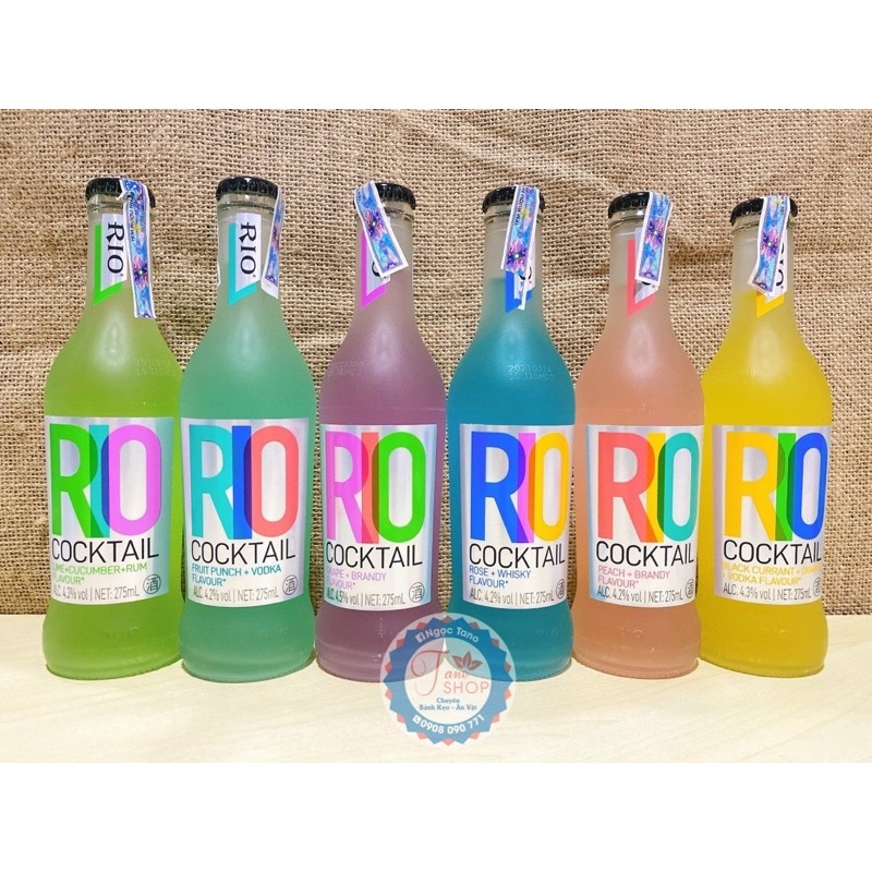 Set 6 chai cocktail trái cây Rio | BigBuy360 - bigbuy360.vn