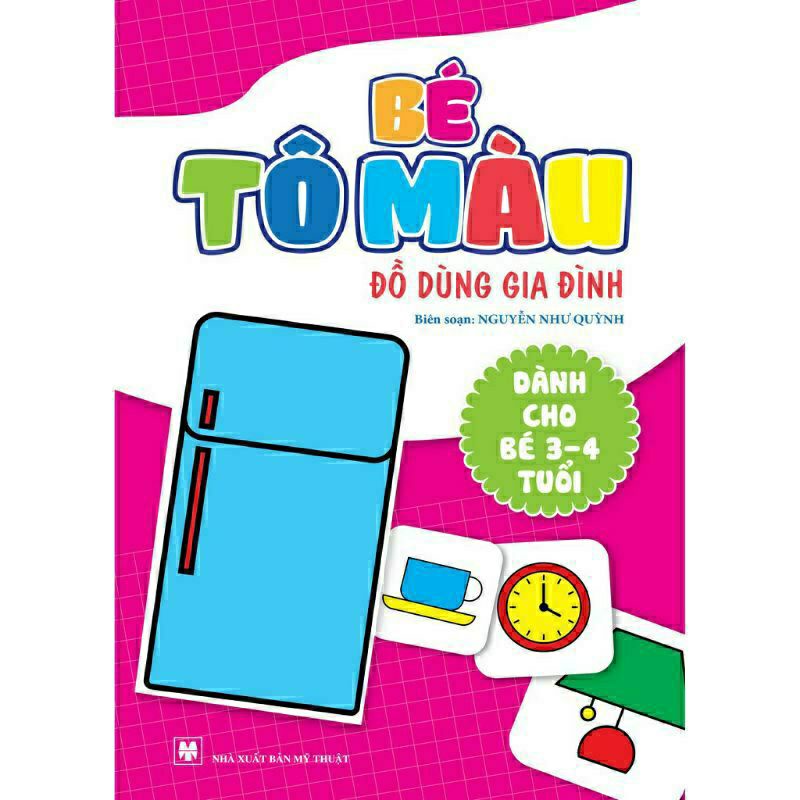 Sách - Bộ Tô Màu - Bé Học IQ 3-4 Tuổi ( 8 Quyển )