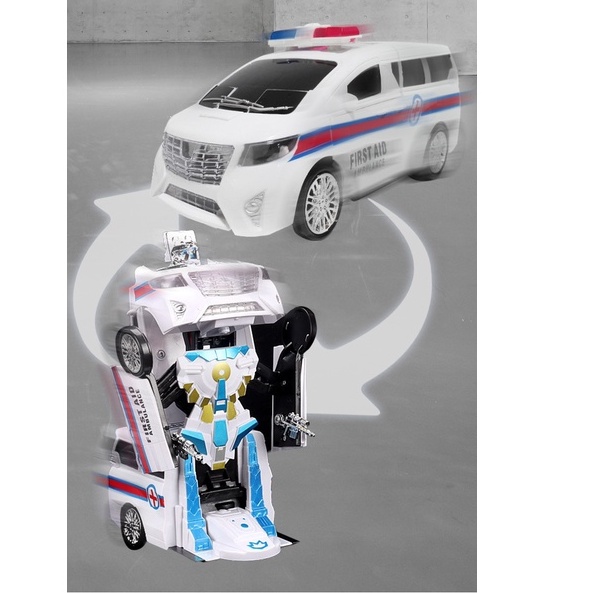 Xe tăng đồ chơi biến hình robot thông minh chạy bằng pin an toàn cho trẻ em