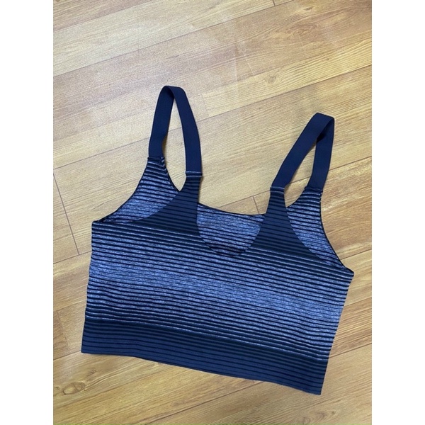 Áo Bra Thể Thao AERIE Sọc Ngang Hai Màu