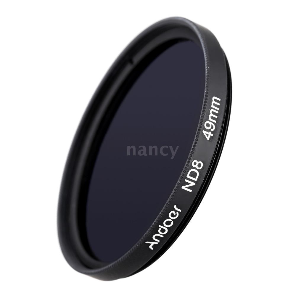 Bộ lọc nhiếp ảnh Andoer 49mm UV+CPL+FLD+ND ND2 ND4 ND8