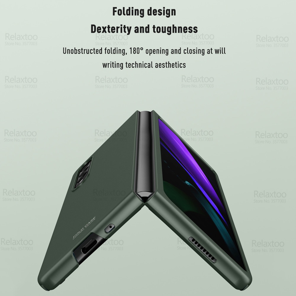 For Z FOLD4 Case Ultra Thin Skin Feel Shell for Samsung Galaxy Z Fold 4 5G Casing