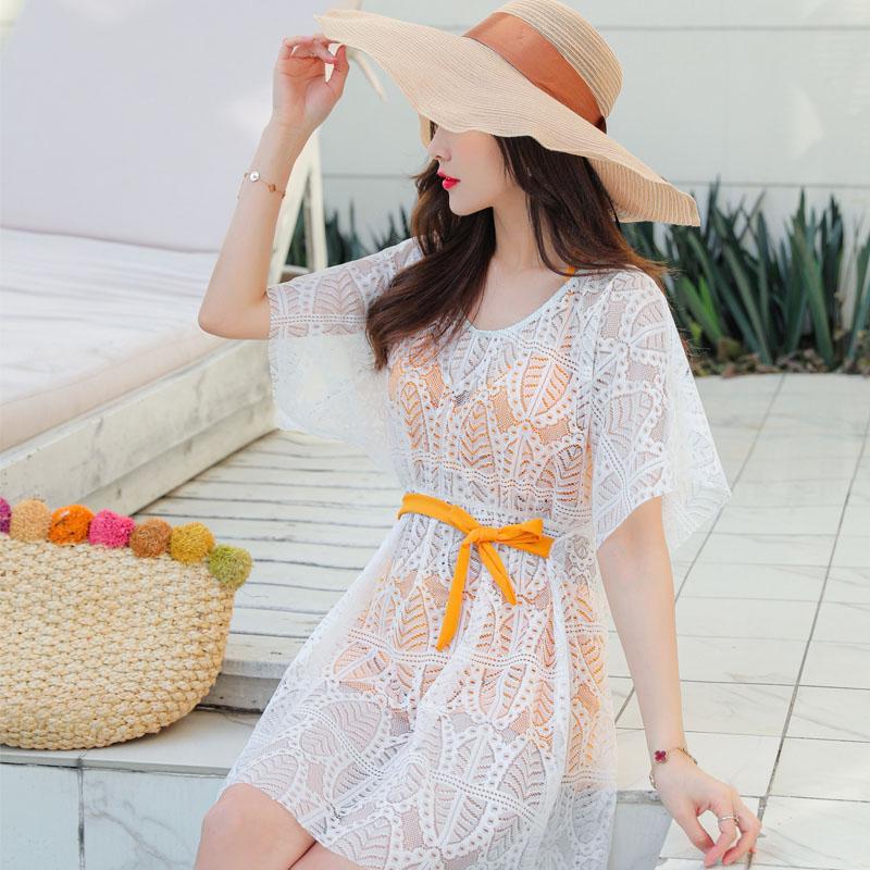 Set Bikini Áo Tay Dài + Quần Lưng Cao Thiết Kế Xẻ Quyến Rũ | BigBuy360 - bigbuy360.vn