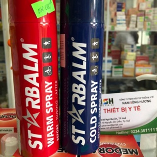 ❤️ Chai Xịt Nóng giảm đau chấn thương STARBALM 150ml Hà Lan - CHAI XỊT LÀM NÓNG CƠ BẮP GIẢM ĐAU STARBALM CỦA HÀ LAN