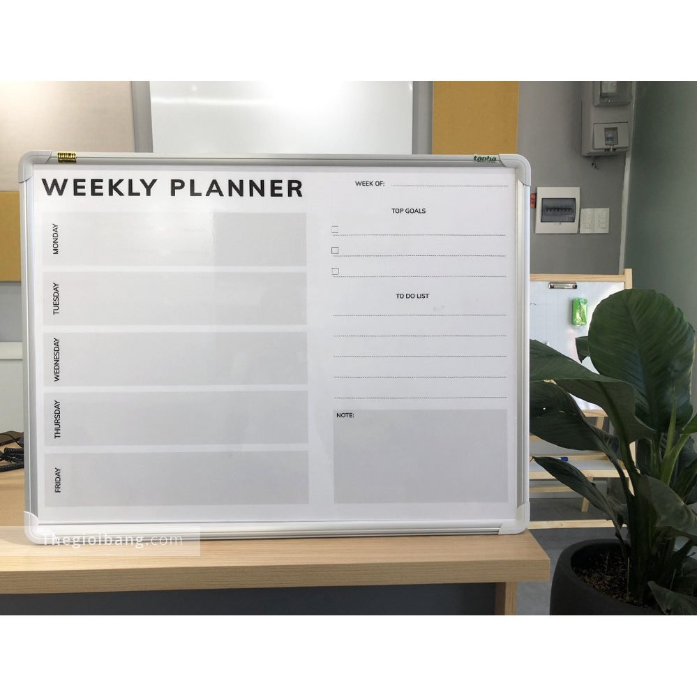 Bảng PPNano Weekly Planner - Bảng Kế Hoạch Tuần Tân Hà 60x80cm