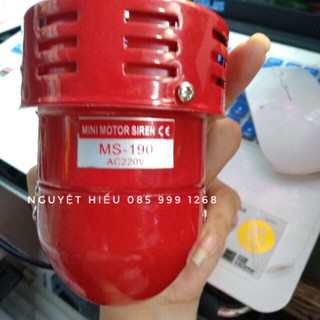 [NK] Còi hú cảnh báo cháy, báo động Ms 190