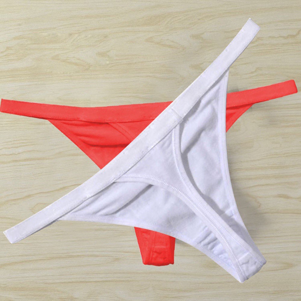Quần Lót Cotton Lọt Khe Chữ T Màu Trơn Gợi Cảm Cho Nữ