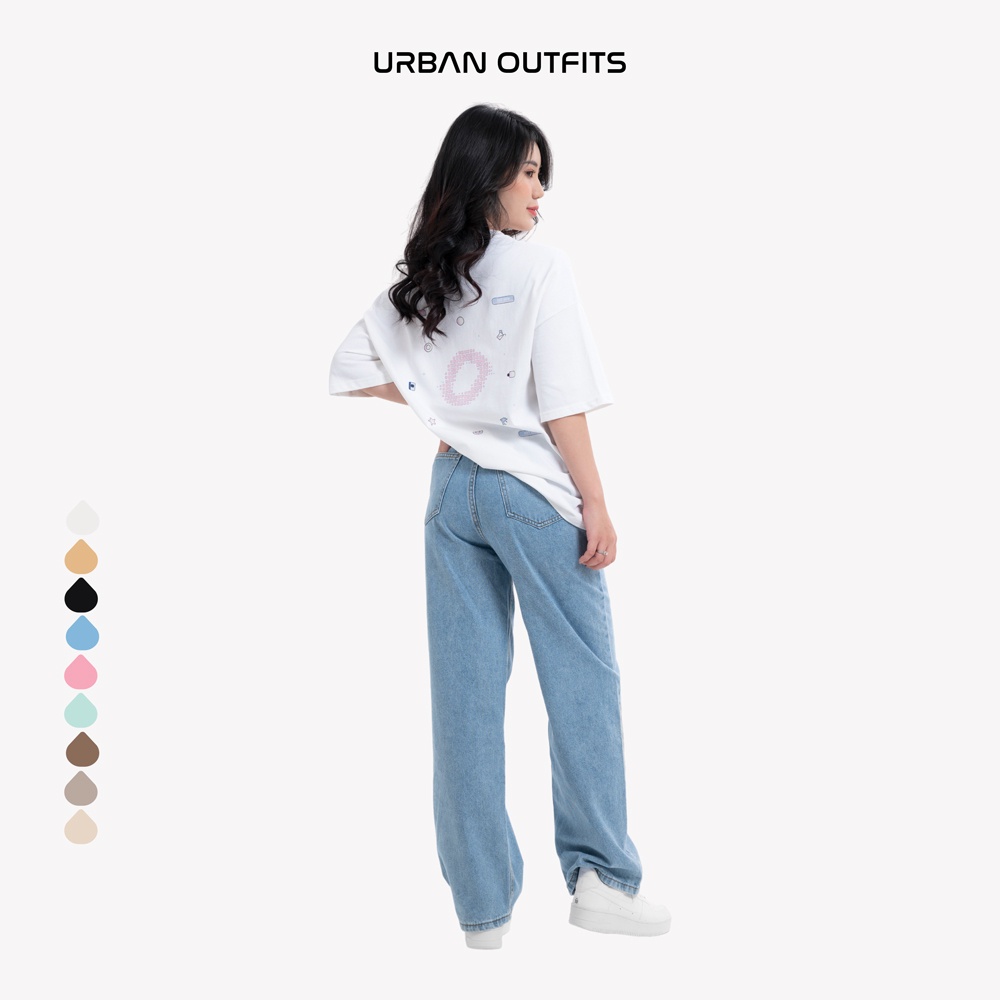 Áo Thun Tay Lỡ Form Rộng URBAN OUTFITS  ATO106 Local Brand In BRONZE ver 2.0 Chất Vải 100% Compact Cotton 250GSM Dầy Dặn