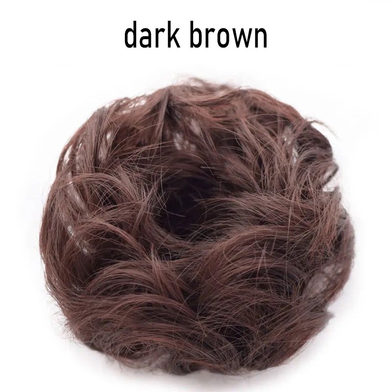 Dây Buộc Tóc Đính Hoa Vải Lông Tự Nhiên Dễ Thương Cho Bạn Gái