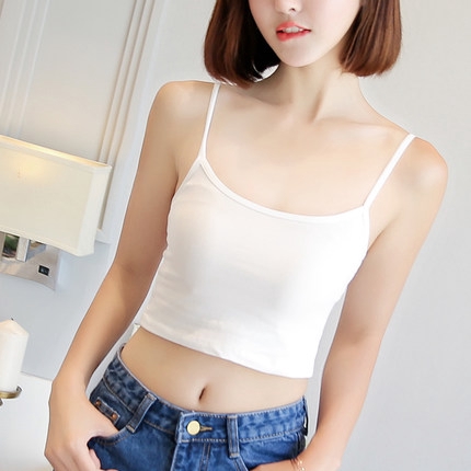 Áo 2 dây phong cách Hàn Quốc thời trang mùa hè cho nữ | BigBuy360 - bigbuy360.vn