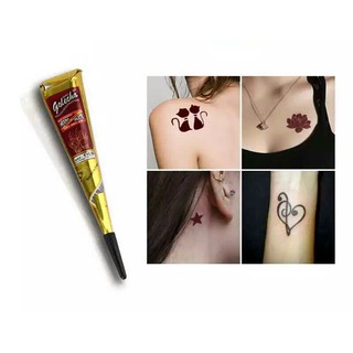 Mực Henna Tattoo màu nâu đỏ