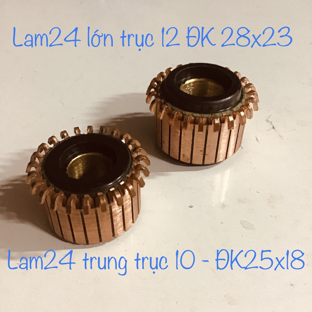 CỔ GÓP 24 LAM ( TRUNG CỐT 10mm) &amp; CỔ GÓP 24 LAM CỐT LỚN 12mm