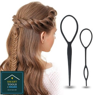 Set 4 dụng cụ tạo kiểu tóc, thắt bím tóc đa năng phong cách nàng thơ