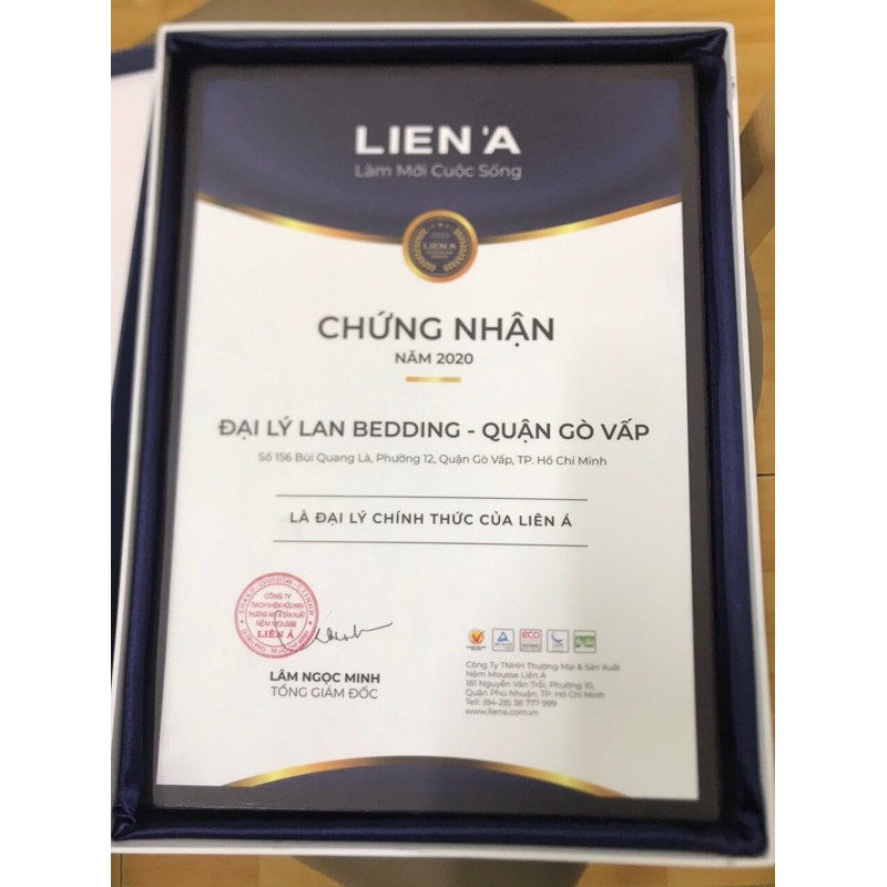 [ Chính Hãng Liên Á ] Gối Cao Su Oval Liên Á người lớn 100% cao su thiên nhiên êm ái, mềm mại ( Nhiều kích thước )