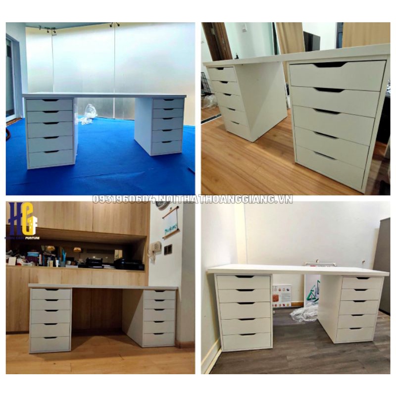 Bàn làm việc Ikea full size, mặt bàn chống ẩm,