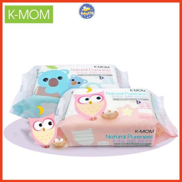 Mua 3 tặng 1 Khăn ướt Kmom 100 tờ