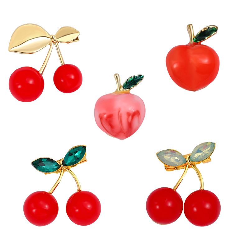 Ghim CàI ÁO HìNh Quả ĐàO Dễ Thương ThờI Trang Cho Nữ