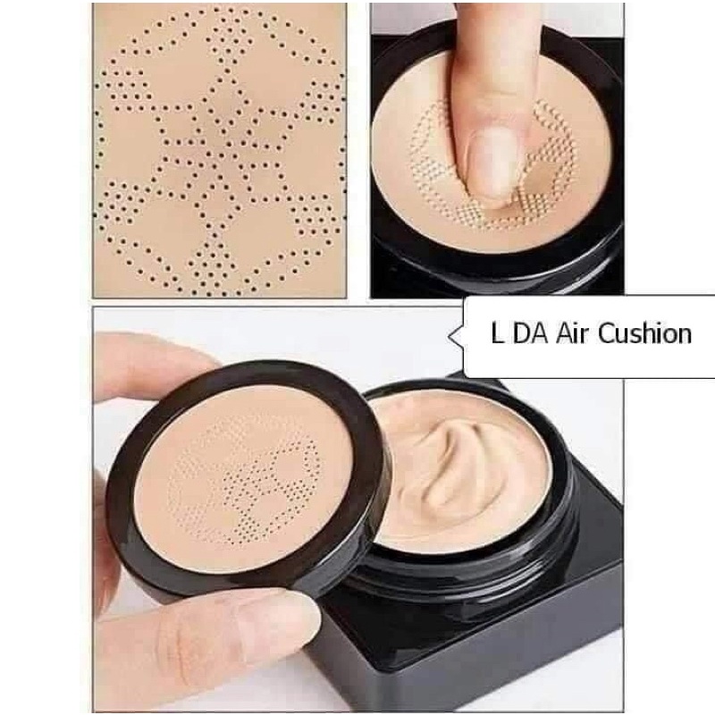 Phấn Nước Che Khuyết Điểm, Nâng Tone, Kiềm Dầu L-DA CUSHION Hương Bơ