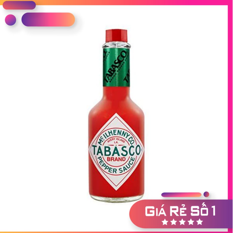 [Chính Hãng] Sốt ớt đỏ hiệu Tabasco chai 60ml