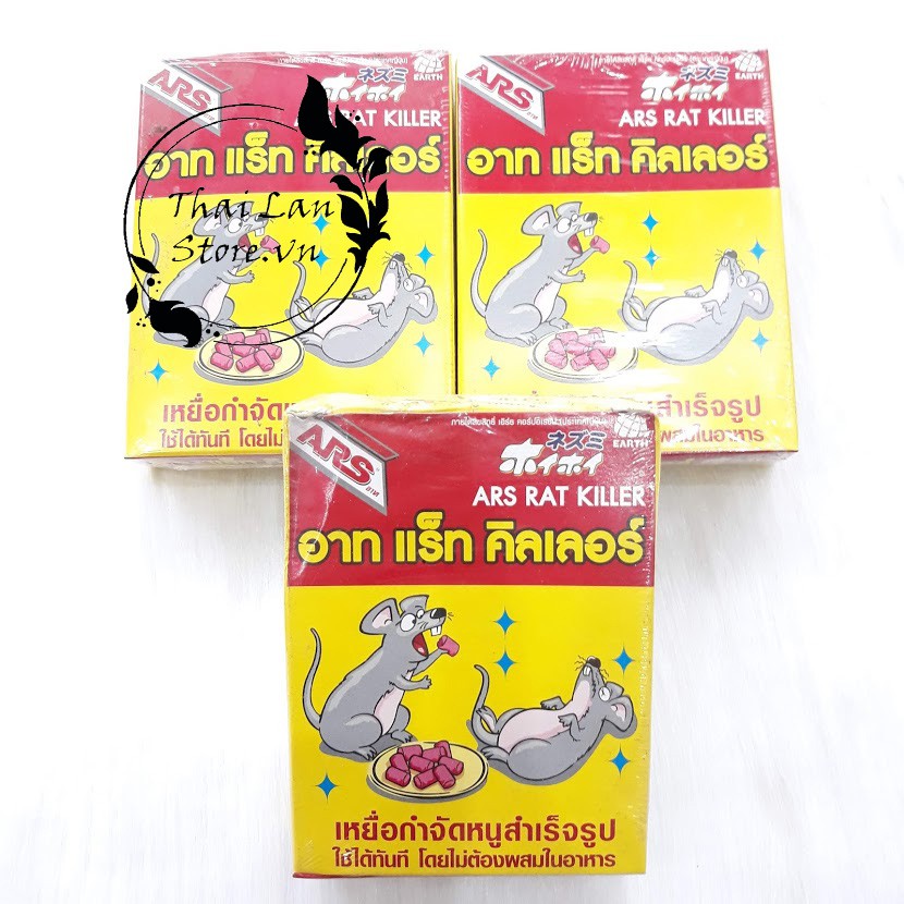 Diệt chuột ARS RAT KILLER Thái Lan 80g hiệu quả cả đàn chuột
