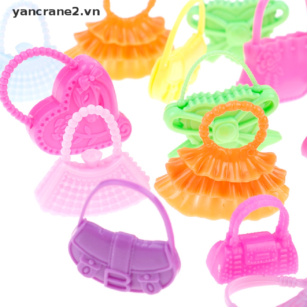 Set 8 Túi Đựng Đồ Chơi Búp Bê Nhiều Màu Thời Trang