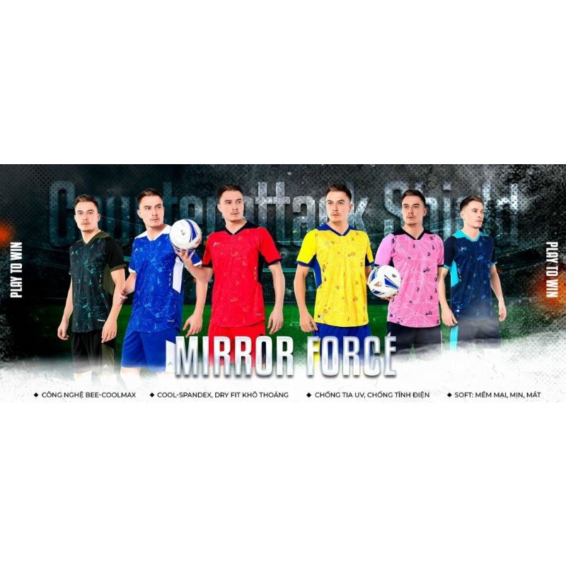 BỘ QUẦN ÁO BÓNG ĐÁ KAIWIN - MIRROR FORCE