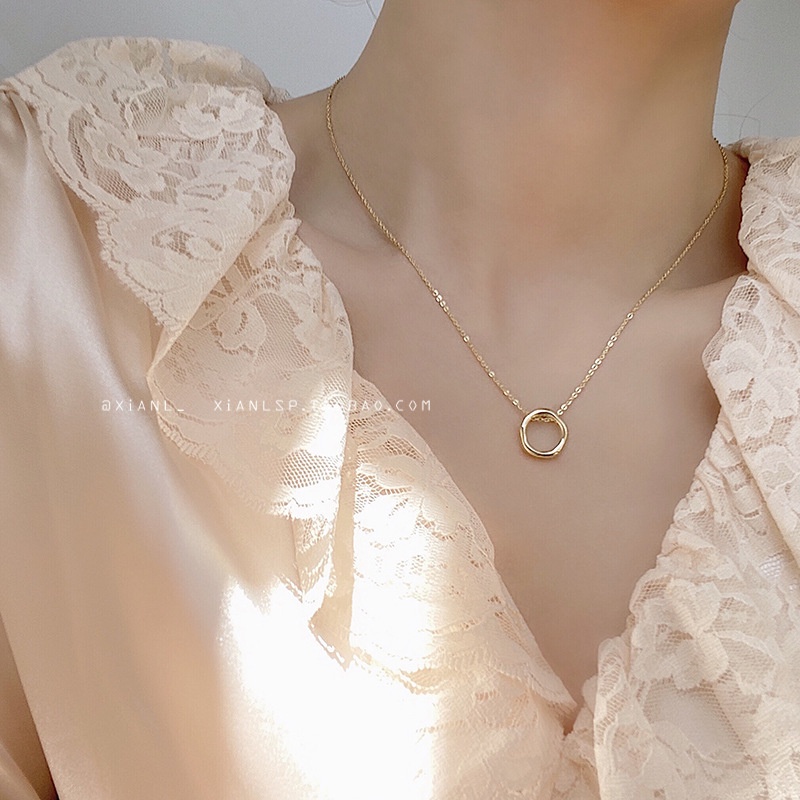 Vòng cổ đính ngọc trai nhân tạo thời trang