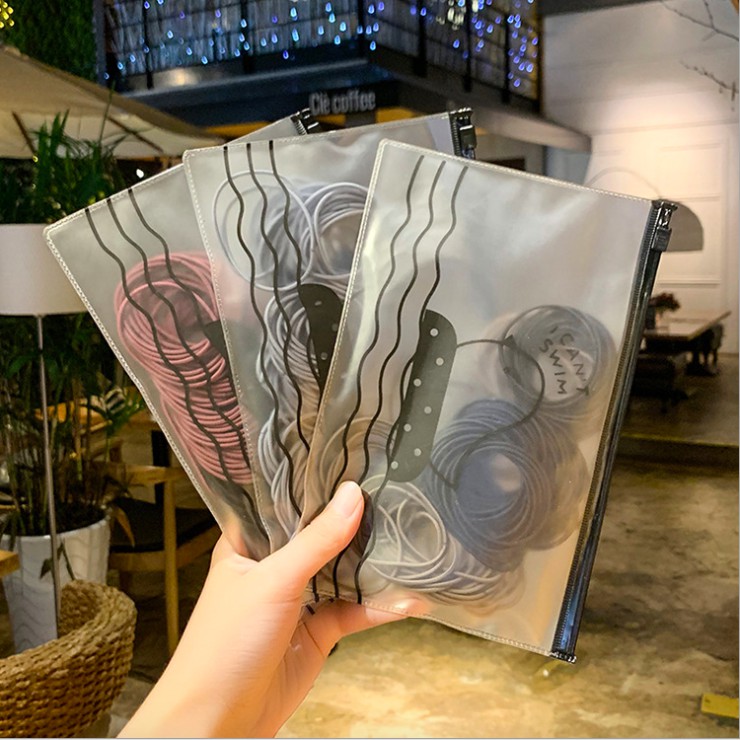 Set 100 cột tóc trơn