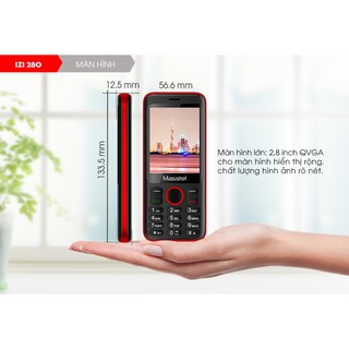 Điện thoại Masstel IZi 280 - 2.8 inch