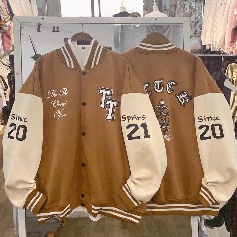 Áo Hoodie Nỉ Ngoại Hàng Bán Chạy Tay Phồng Thêu Chữ TT Form Rộng Thoải Mái - TP83 [NewUnisex]