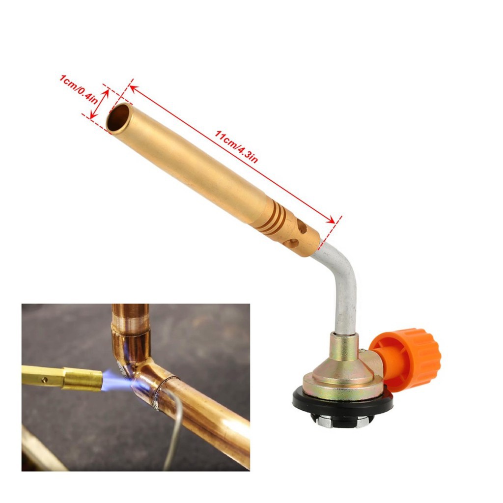 (LOẠI 1) Đèn khò hàn ống đồng bình ga mini - Đầu khò lửa - Đèn khò ga 1 ống đồng, Khò gas cầm tay