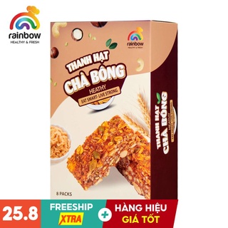 Thanh hạt chà bông rainbow - thanh bánh granola chà bông giàu dinh dưỡng
