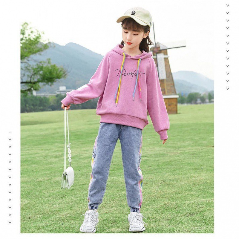[SALE] BTG11⚡Size130-170 (18-45kg)⚡Đồ bộ thun cho bé gái, kiểu dáng học sinh⚡Thời trang trẻ Em hàng quảng châu freeship