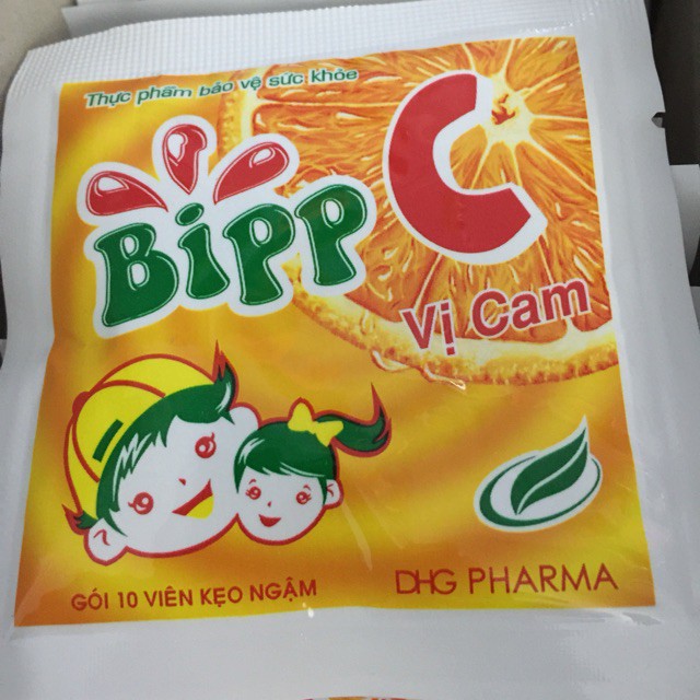 Kẹo ngậm Bipp C - bổ sung vitamin C cho trẻ - Phan An1 CN345