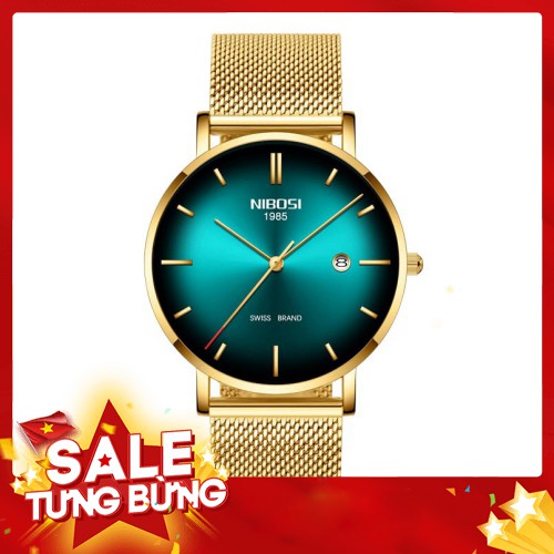 -Hàng nhập khẩu Đồng hồ nam NIBOSI chính hãng NI2362.05 Fullbox dây đeo hợp kim cao cấp không gỉ Liên hệ mua hàng 084