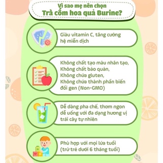Trà cốm hoà tan Burine