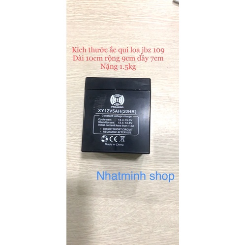 Ắc qui loa kéo JBZ 109 J9 0806 1006 1206.