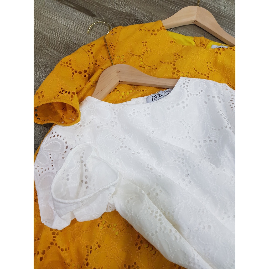 Đầm ZR Dáng Suông Thêu - Hàng xuất dư 100%