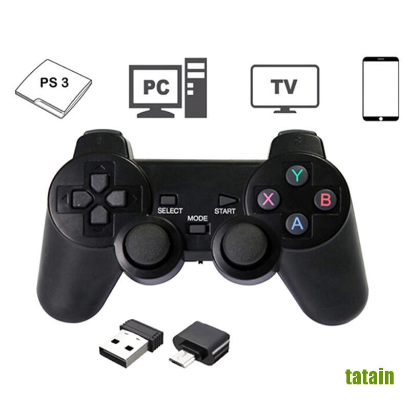 Tay Cầm Chơi Game Không Dây 2.4ghz Cho Ps3 Pc Tv Box Vui Nhộn