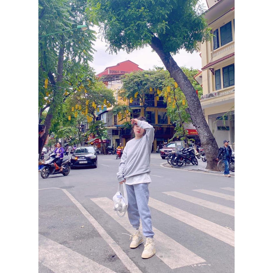 MUA 1TẶNG1 NHẬP MÃ DSST11 Áo Nỉ Unisex, Áo Sweater Nỉ Nam Nữ Basic Form Rộng, Hàng VNXK, Chất Vải Cotton Da Cá | BigBuy360 - bigbuy360.vn