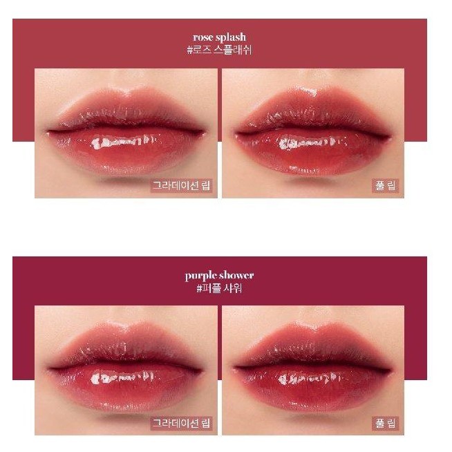 Son Tint Nước Siêu Lì Romand 01 Coral Mist Glasting Water Tint 4g - OLIX