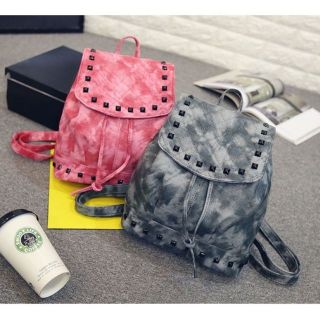 [Freeship 99k Toàn Quốc]🎉 Ba lô nữ dây rút, da mềm QC màu loang mới 🎉