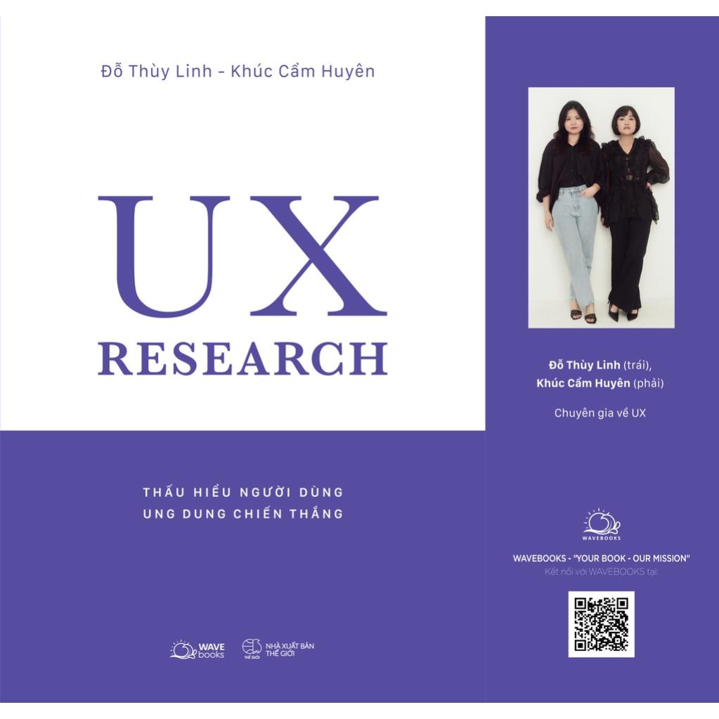 Sách - UX RESEARCH -Thấu Hiểu Người Dùng, Ung Dung Chiến Thắng - AZVietNam