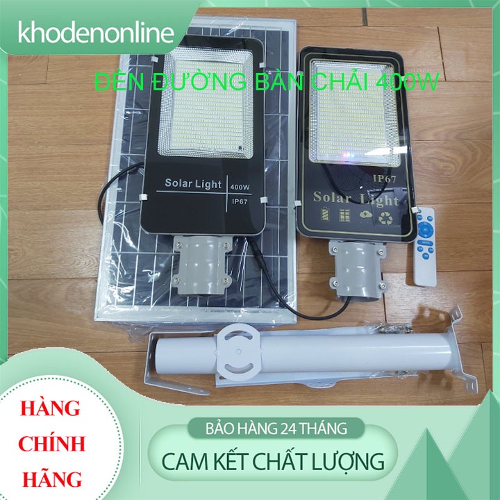 Đèn Năng Lượng Mặt Trời 400W, Đèn Đường Phố - Giải pháp tiết kiệm điện hoàn hảo