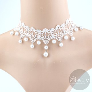 VÒNG CỔ CHOKER TRẮNG - MELY 1071