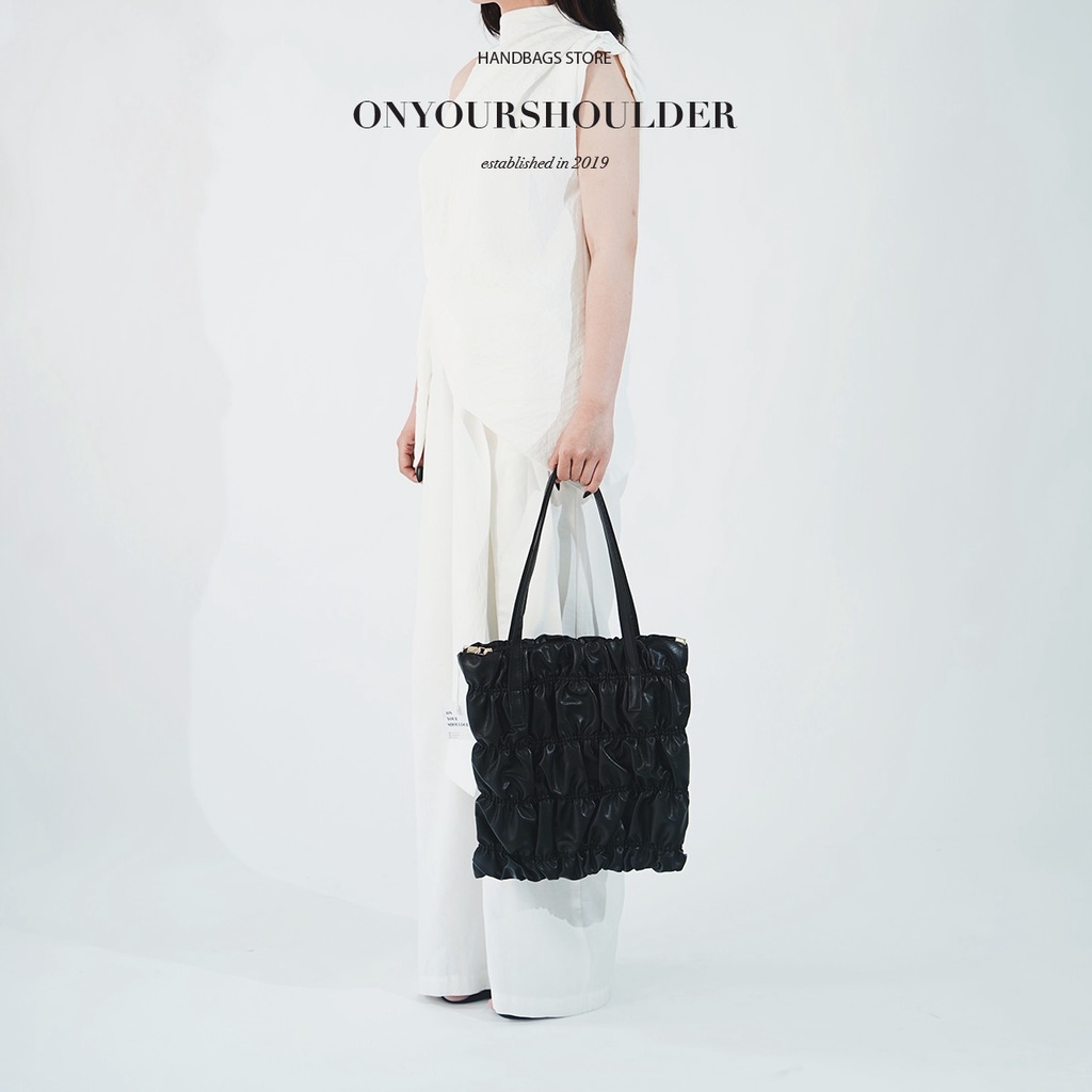 Túi xách nữ màu đen thời trang Summer Bag, túi da công sở cao cấp sành điệu Onyourshoulder