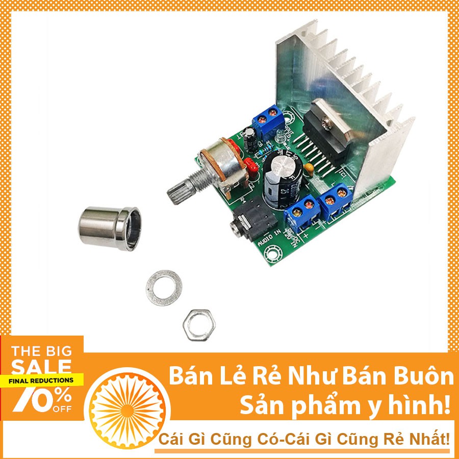 Mạch Khuếch Đại Âm Thanh TDA7297 2 Kênh 15W