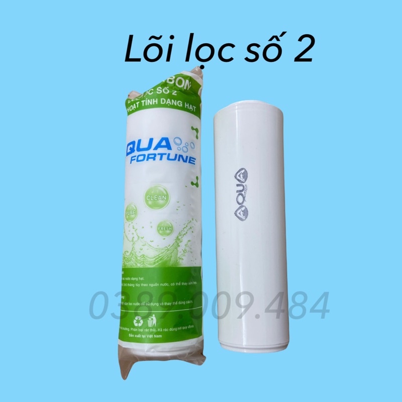 3 lõi lọc số 1 2 3 chính hãng AQUA dùng cho các máy dòng RO